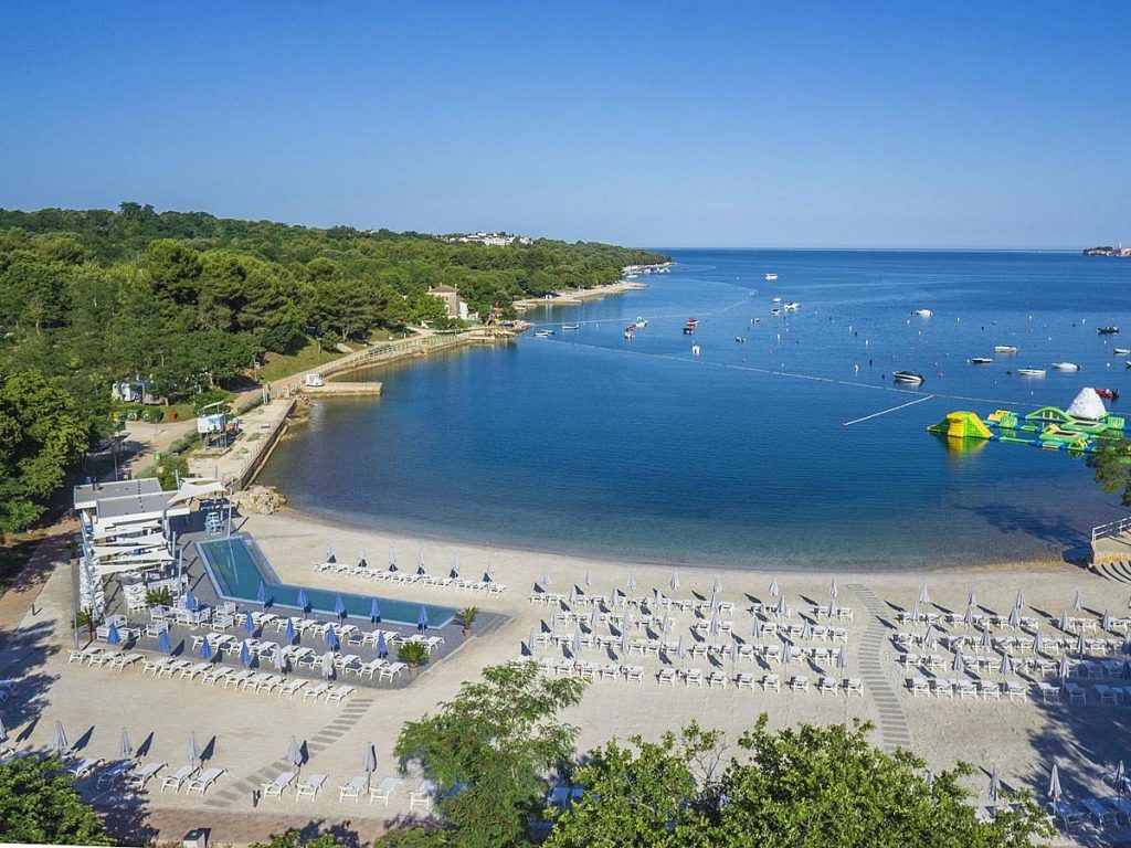 Gli alberghi in Parenzo per le vacanze al mare a Parenzo in Istria in Croazia