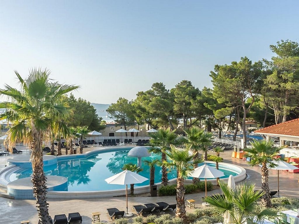 Gli alberghi in Sebenico per le vacanze al mare a Sebenico in Dalmazia in Croazia