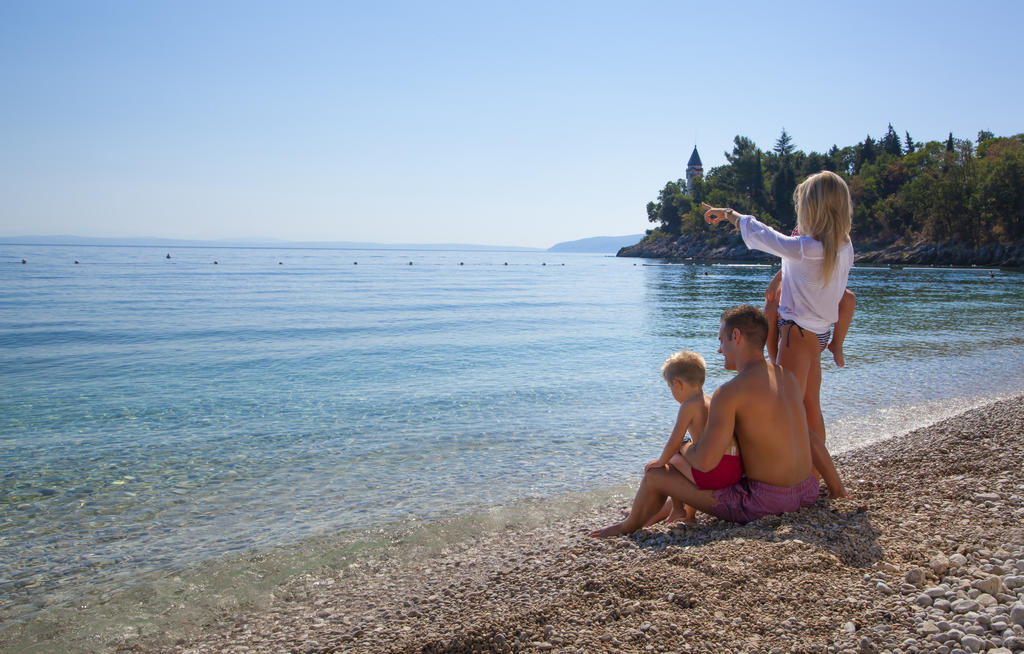 Gli appartmenti Medveja in Abbazia per le vacanze famiglie al mare al' Abbazia in Quarnero in Croazia
