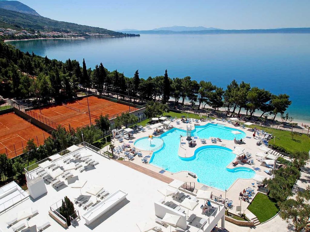 L' albergo All Inclusive Bluesun Hotel Depandance Neptun in Tucepi per le vacanze tutto incluso al mare a Tucepi in Dalmazia in Croazia