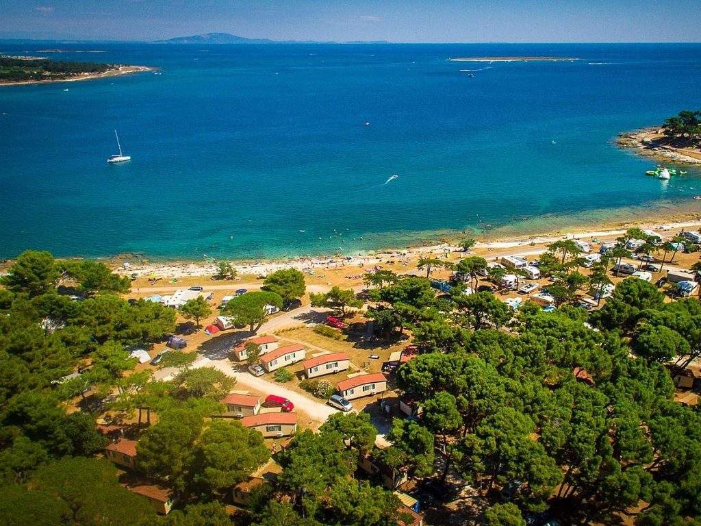 Le case mobili Arena Campeggio Medulin in Medolino per le vacanze famiglie al mare a Medolino in Istria in Croazia